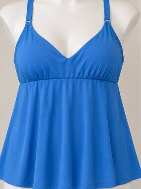 💙 Blue Tankini Top – Size 16